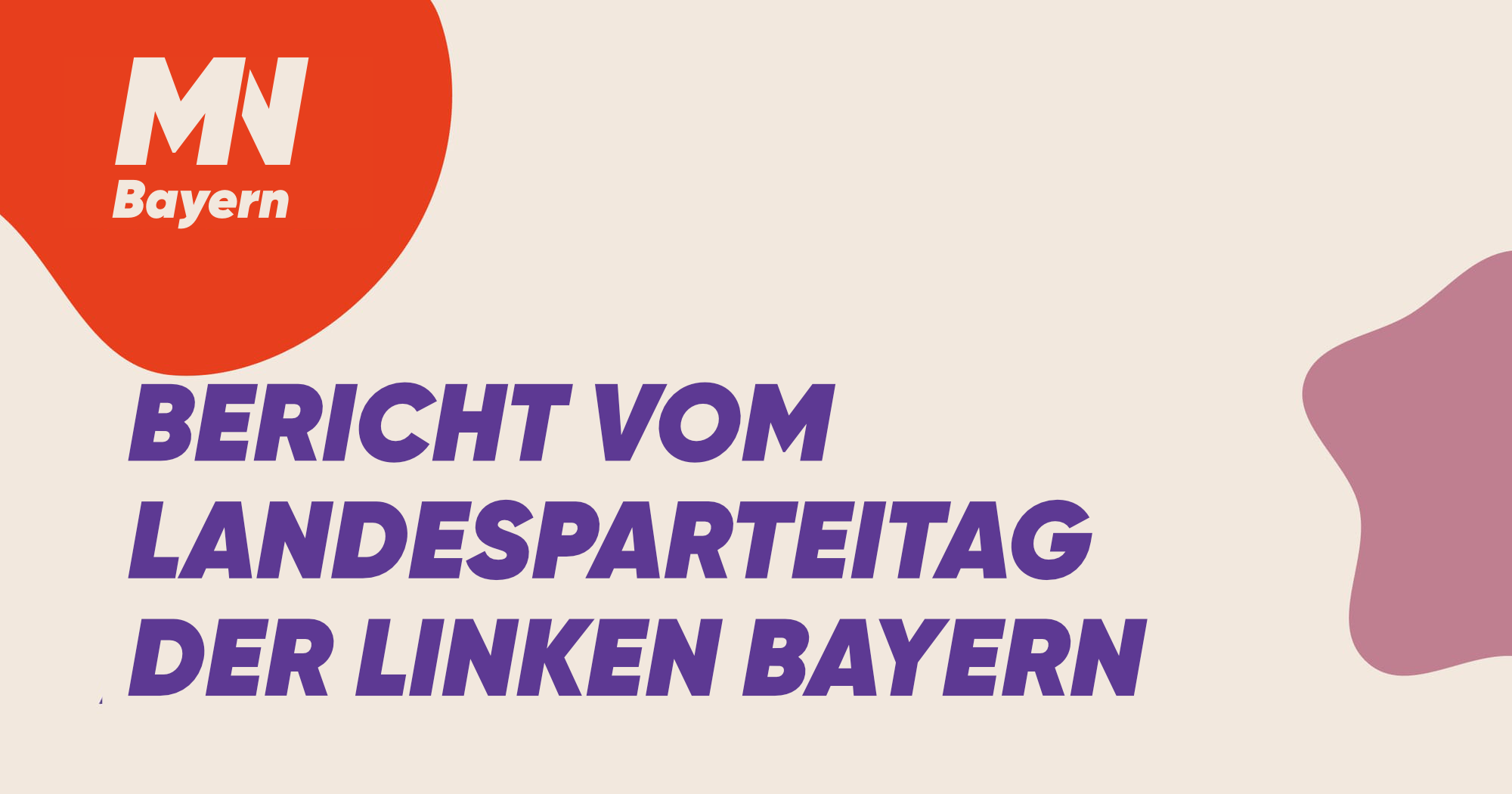 Der Fokus bleibt! Aus unsern Fehlern lernen, heißt: Nie wieder Blumenstrauß!